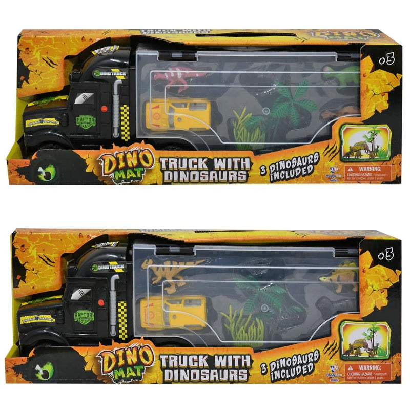 Dino Truck with dinosaurs