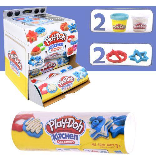 Play-Doh Cookie Canister Play Food Set With 2 Non-Toxic Colors