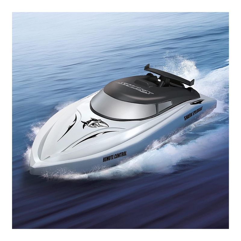 Jupiter Creations,  Shark Boat 2.4G Remote Control Water Toy - sctoyswholesale