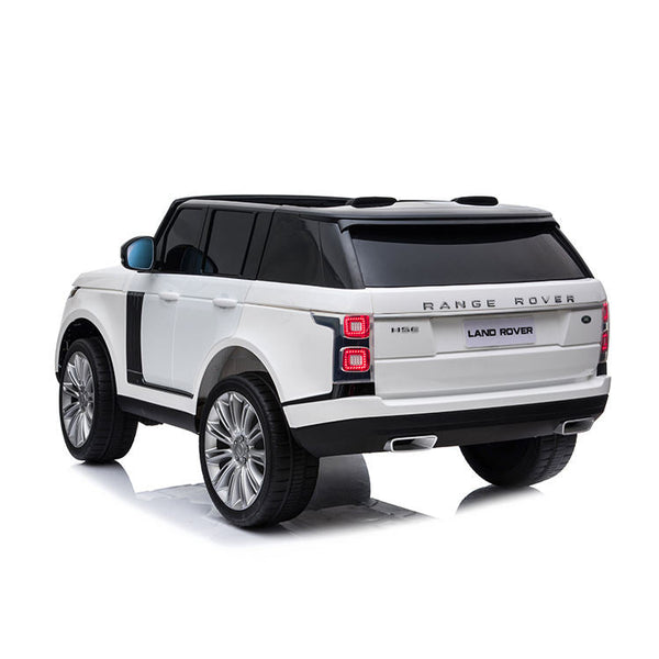 Ride on Car for Kids 12V Power Battery Electric Vehicles Licensed Range Rover Ride On Truck w/ Parent Remote Control, MP3 Player, Rocking, Pull Rod  (White) - sctoyswholesale