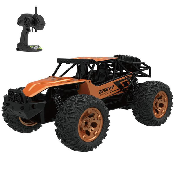 Remote Control Racing Car, Die-Cast Sneak - Gold, Green - sctoyswholesale