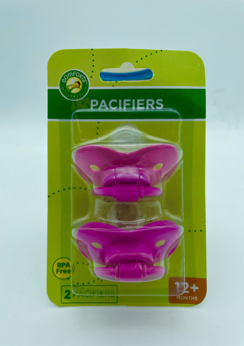 2pk Pacifier for baby 12+ Months (Variety colors) - sctoyswholesale