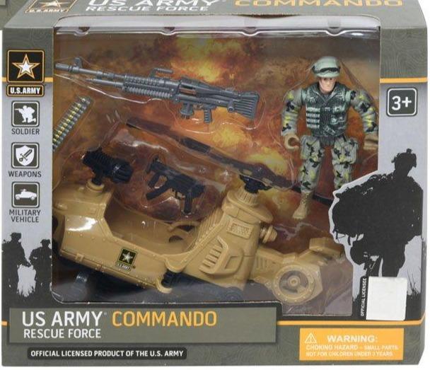 US Army Commando Rescue Force Play Set (Assort.) - sctoyswholesale