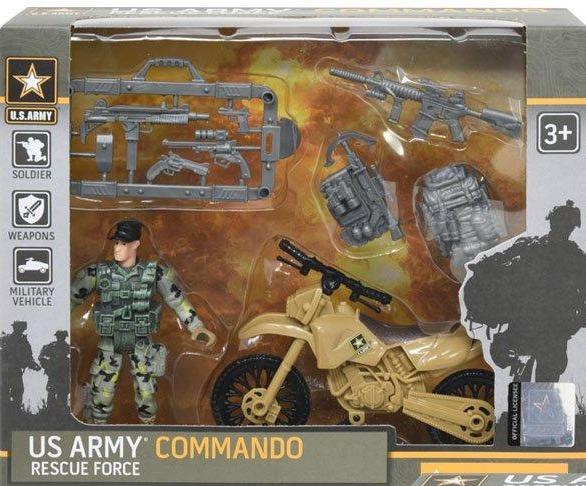 US Army Commando Rescue Force Play Set (Assort.) – StockCalifornia