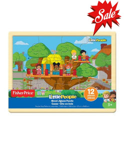Wood Activities  Fisher Price Little People 12 Piece Wood Jigsaw