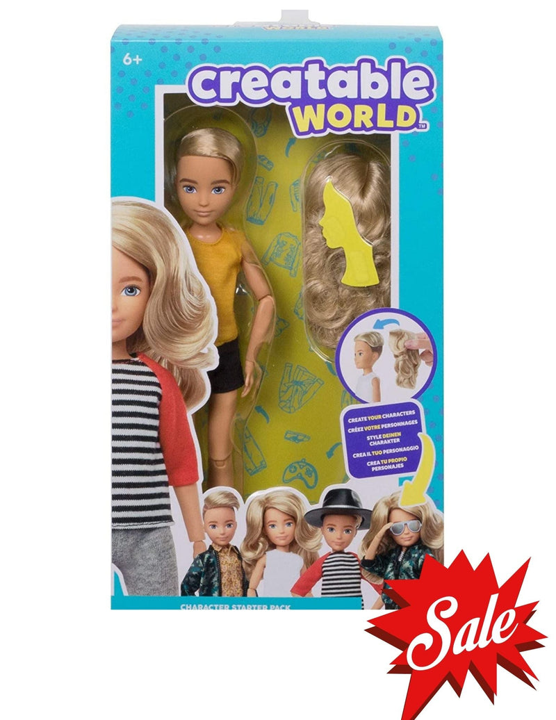 Character Starter Pack Blonde Doll - sctoyswholesale