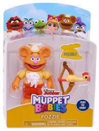 Fozzie Chicken Bow Arrow Disney Junior Muppet Babies Poseable 2.5" Figure - sctoyswholesale
