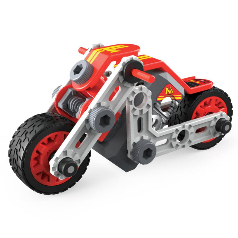 Meccano Junior, Motorbike STEAM Model Building Kit, for Kids Aged 5 and Up  – StockCalifornia
