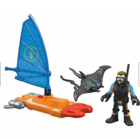 Fisher-Price Imaginext Deep Sea WIND JAMMER Action Figure Toy Set - sctoyswholesale