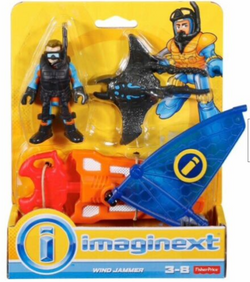 Fisher-Price Imaginext Deep Sea WIND JAMMER Action Figure Toy Set - sctoyswholesale