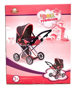 Bebemio Polka Dot Doll Stroller - sctoyswholesale