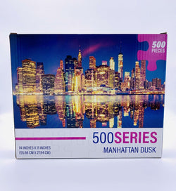 500 Pieces Puzzles - Manhattan Dusk - sctoyswholesale