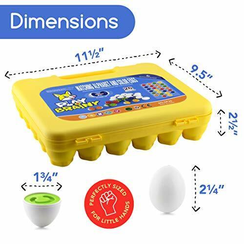 Play Brainy Montessori Alphabet Matching Eggs, 26 Pc. - sctoyswholesale